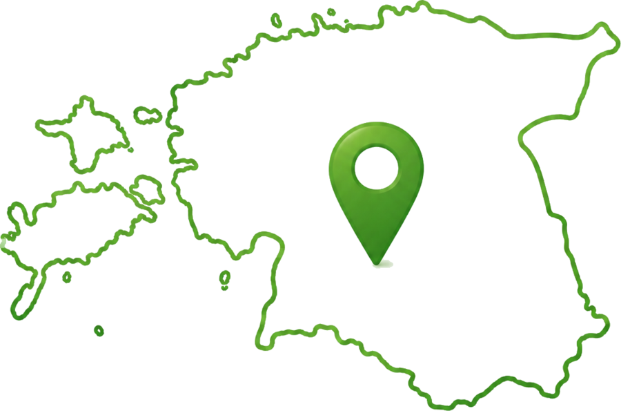 Map of Estonia